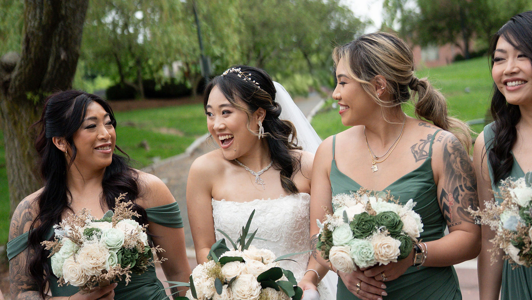 Macy and Stanley wedding day