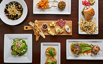 bambara lunch spread on table